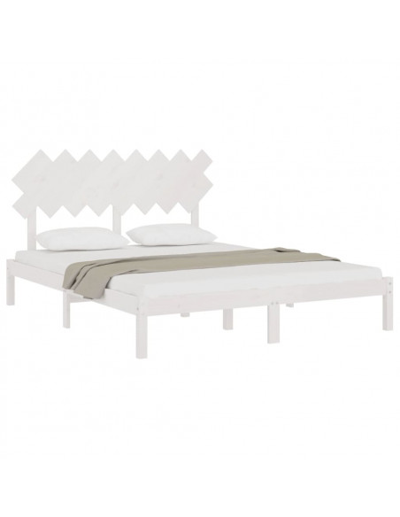 Giroletto Bianco 160x200 cm in Legno Massello