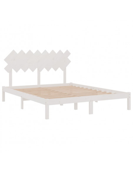 Giroletto Bianco 160x200 cm in Legno Massello