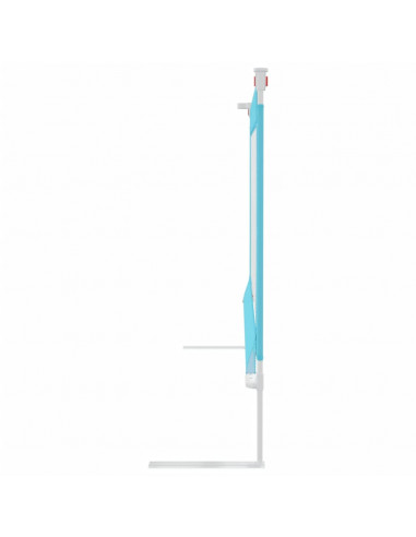 Sponda Letto di Sicurezza per Bambini Blu 140x25 cm in Tessuto
