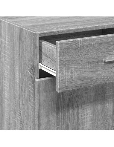 Credenza Grigio Sonoma 45x42,5x93 cm in Legno Multistrato
