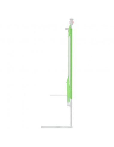 Sponda Letto di Sicurezza per Bambini Verde 140x25cm in Tessuto