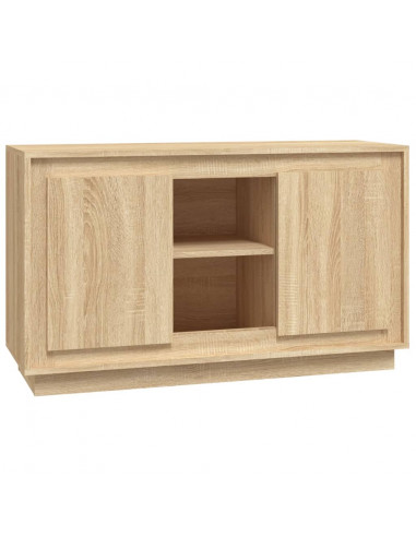 Credenza Rovere Sonoma 102x35x60 cm in Legno Multistrato