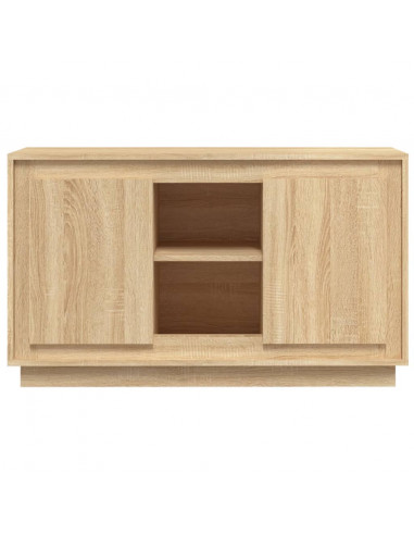 Credenza Rovere Sonoma 102x35x60 cm in Legno Multistrato