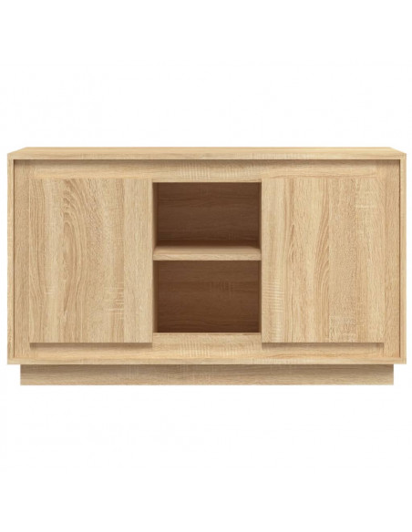 Credenza Rovere Sonoma 102x35x60 cm in Legno Multistrato