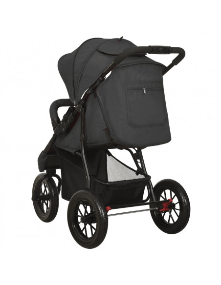 Passeggino per Bambini Antracite in Acciaio