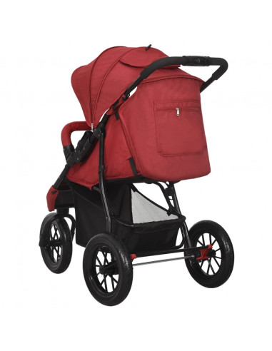 Passeggino Rosso in Acciaio