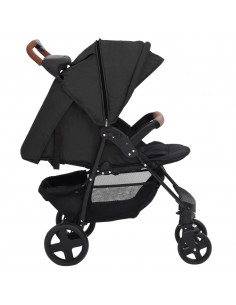 Passeggino 3 in 1 Antracite in Acciaio
