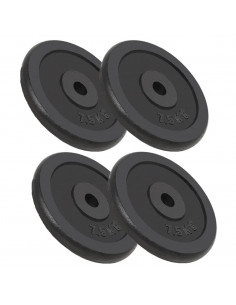 Dischi per Pesi 4 pz 4x7,5 kg in Ghisa 2