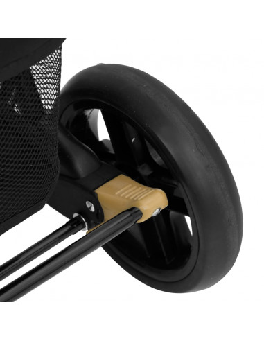 Passeggino Gemellare Tortora in Acciaio