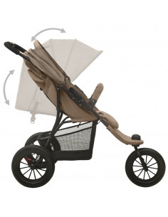 Passeggino Grigio Talpa in Acciaio