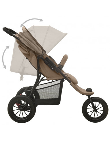 Passeggino Grigio Talpa in Acciaio