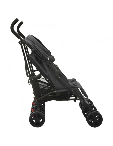 Passeggino Gemellare Antracite in Acciaio