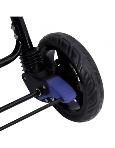 Passeggino Gemellare a Tandem Blu Marino in Acciaio