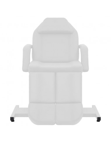 Poltrona da Estetista in Similpelle Bianca 180x62x78 cm