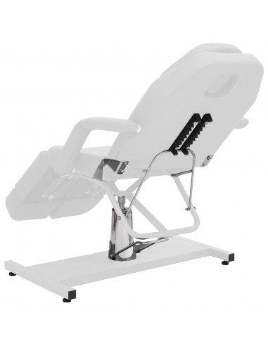 Poltrona da Estetista in Similpelle Bianca 180x62x78 cm