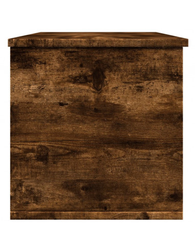 Contenitore Portaoggetti Rovere Fumo 102x35x35 cm in Truciolato