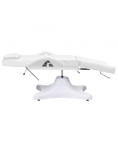 Lettino da Massaggio Bianco 180x62x(86,5-118) cm