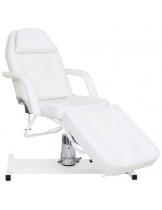 Lettino da Massaggio Bianco 180x62x(87-112) cm