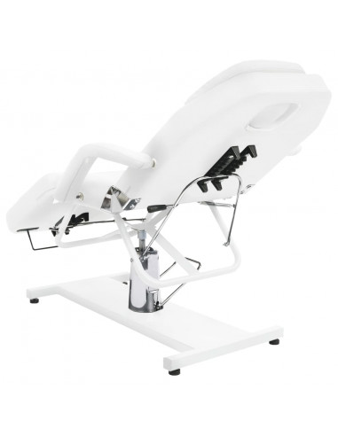 Lettino da Massaggio Bianco 180x62x(87-112) cm