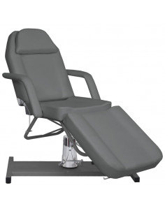 Lettino da Massaggio Grigio 180x62x(87-112) cm