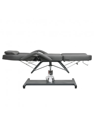 Lettino da Massaggio Grigio 180x62x(87-112) cm