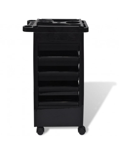 Trolley Portautensili Parrucchiere in Plastica con Ruote