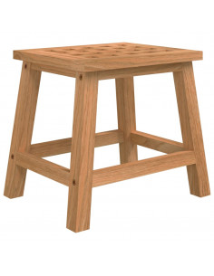 Sgabello 29x22,5x22,5 cm in Legno Massello di Noce