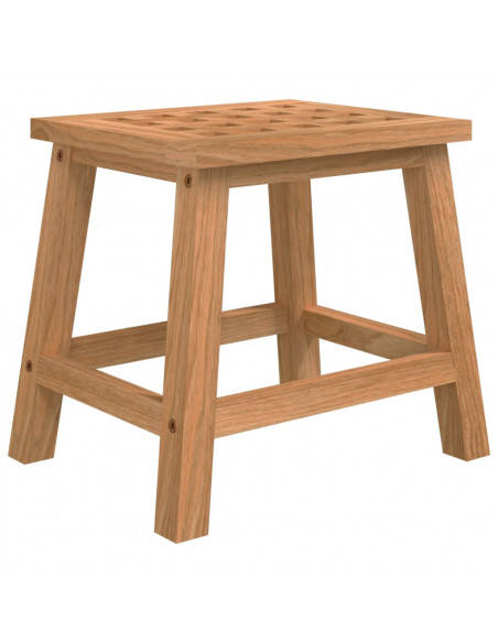 Sgabello 29x22,5x22,5 cm in Legno Massello di Noce
