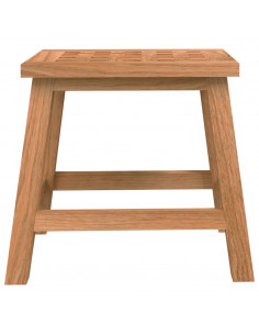 Sgabello 29x22,5x22,5 cm in Legno Massello di Noce 2