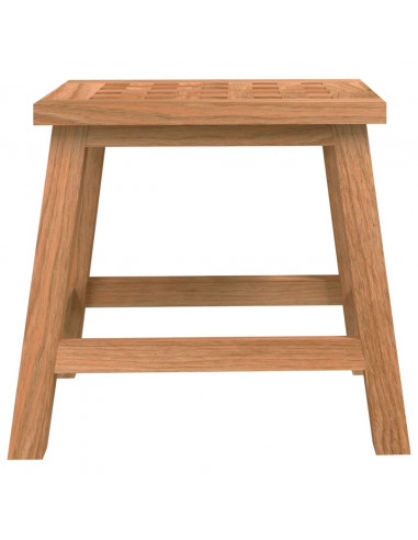 Sgabello 29x22,5x22,5 cm in Legno Massello di Noce