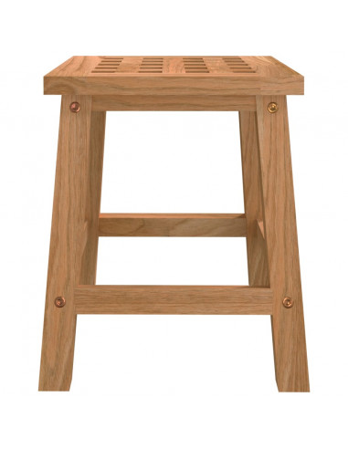 Sgabello 29x22,5x22,5 cm in Legno Massello di Noce