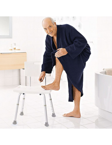 RIDDER Sedia per Bagno Bianca 150 kg A00602101