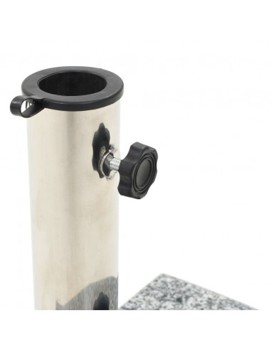 Base per Parasole in Granito Curva 10 kg Grigia