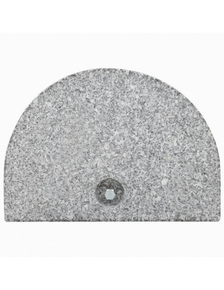 Base per Parasole in Granito Curva 10 kg Grigia