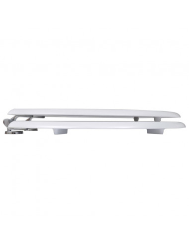 Sedile WC in MDF con Coperchio Design Semplice Bianco