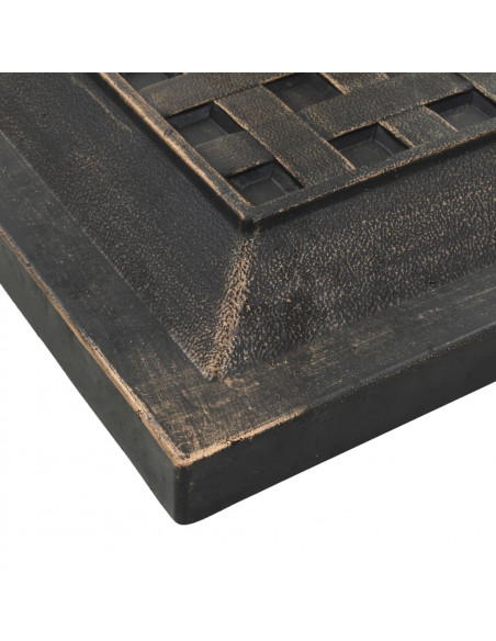 Base per Parasole Quadrata in Poliresina 12 kg Bronzo