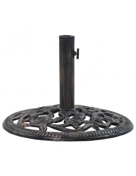 Base Ombrellone Bronzo 12 kg 48 cm in Ghisa