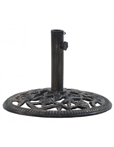 Base Ombrellone Bronzo 12 kg 48 cm in Ghisa