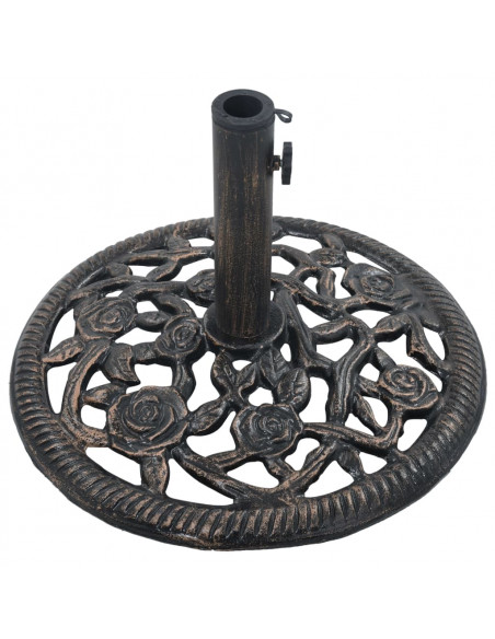 Base Ombrellone Bronzo 12 kg 48 cm in Ghisa