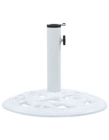 Base Ombrellone Bianca 9 kg 40 cm in Ghisa
