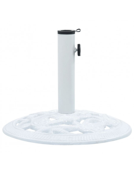Base Ombrellone Bianca 9 kg 40 cm in Ghisa