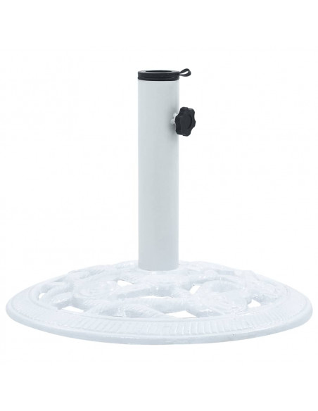 Base Ombrellone Bianca 9 kg 40 cm in Ghisa