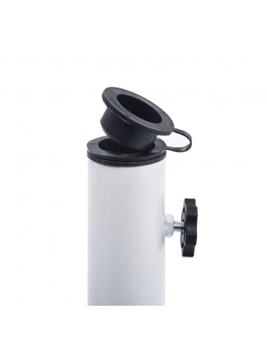 Base Ombrellone Bianca 9 kg 40 cm in Ghisa