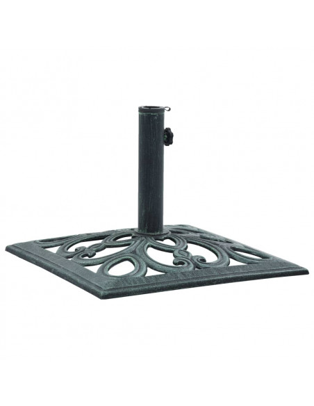 Base Ombrellone Verde 12 kg 49 cm in Ghisa