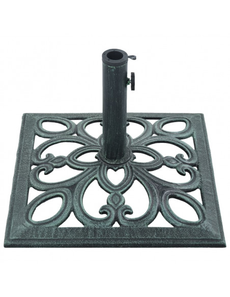 Base Ombrellone Verde 12 kg 49 cm in Ghisa