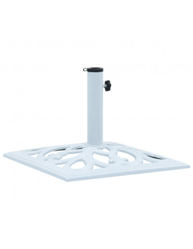 Base Ombrellone Bianca 12 kg 49 cm in Ghisa