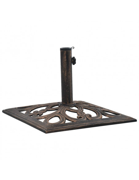 Base Ombrellone Bronzo 12 kg 49 cm in Ghisa
