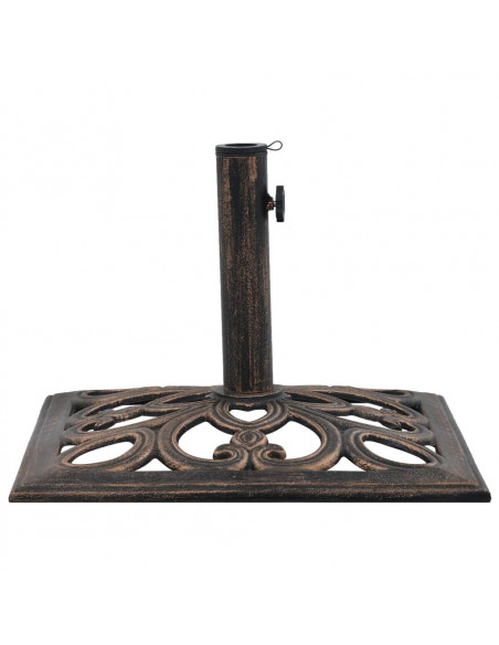 Base Ombrellone Bronzo 12 kg 49 cm in Ghisa