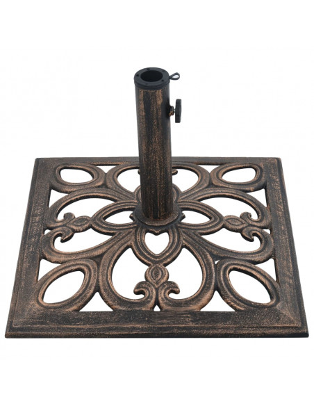 Base Ombrellone Bronzo 12 kg 49 cm in Ghisa