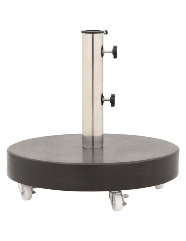 Base per Ombrellone in Granito 30 kg Circolare Nera